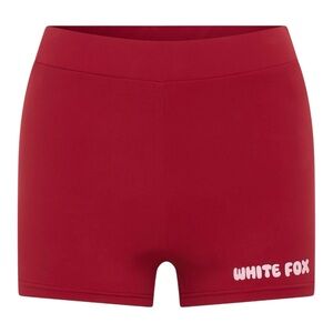 Lucky Thirteen Charise Booty Shorts Red Sz Small